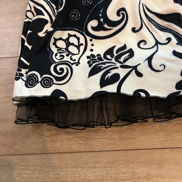 VTG Y2K Women Fit Flare Tie Babydoll Dress Lg Whimsigoth Fairy Grunge Lace Witch - Picture 3 of 10